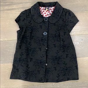 Forever 21 Short Sleeve Black Jacket M